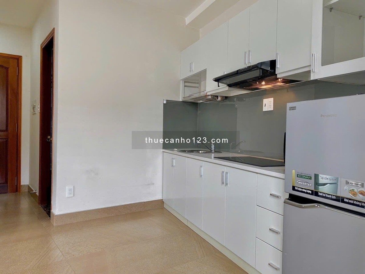 Cho thuê căn hộ 40M2 ngay cầu Thị Nghè - Phạm Viết Chánh, Bình Thạnh - Có cửa sổ, ban công