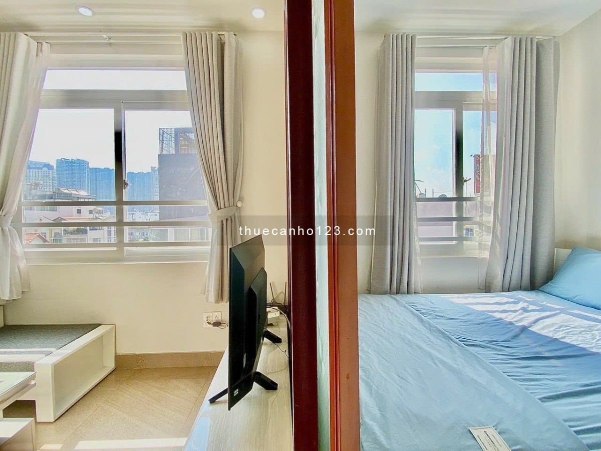 Cho thuê căn hộ 40M2 ngay cầu Thị Nghè - Phạm Viết Chánh, Bình Thạnh - Có cửa sổ, ban công