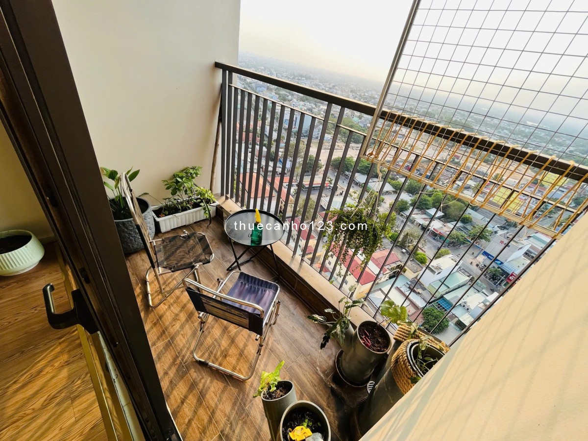 Cho thuê căn hộ 2 phòng ngủ, có sẵn máy lạnh, Opal Skyline – Lái Thiêu, giá chỉ 5 triệu/tháng