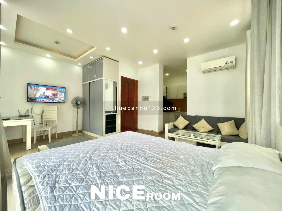 Cho thuê căn hộ 40M2 ngay cầu Thị Nghè - Phạm Viết Chánh, Bình Thạnh - Có cửa sổ, ban công