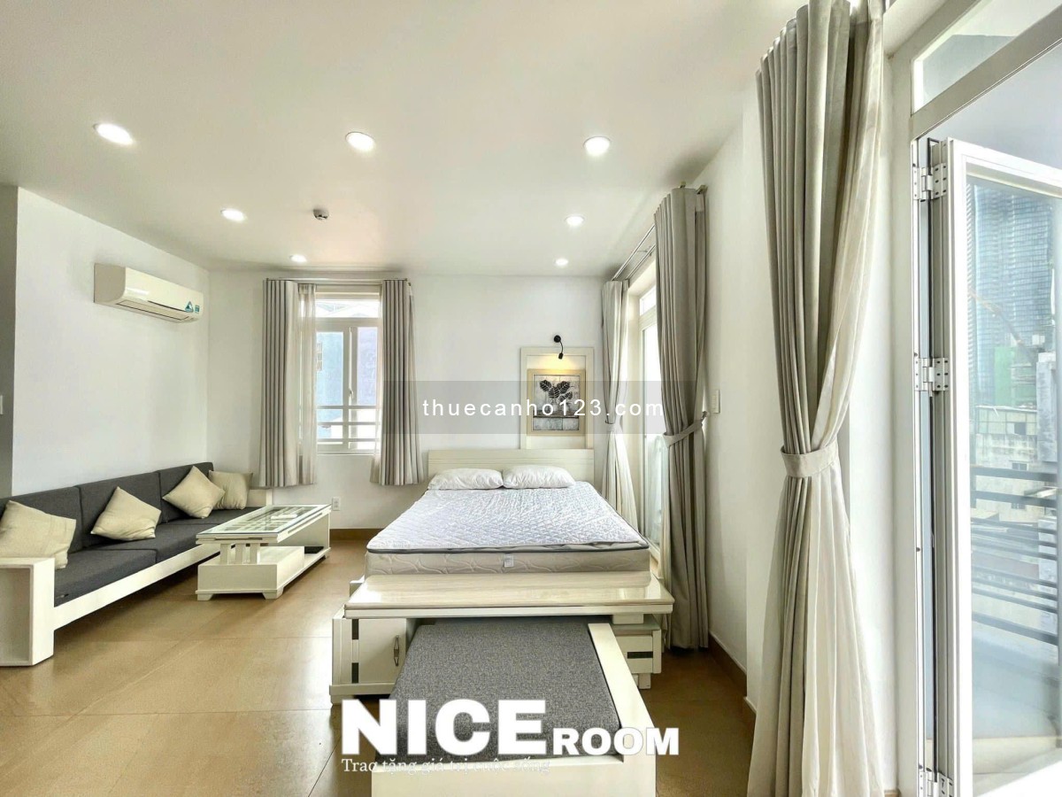 Cho thuê căn hộ 40M2 ngay cầu Thị Nghè - Phạm Viết Chánh, Bình Thạnh - Có cửa sổ, ban công