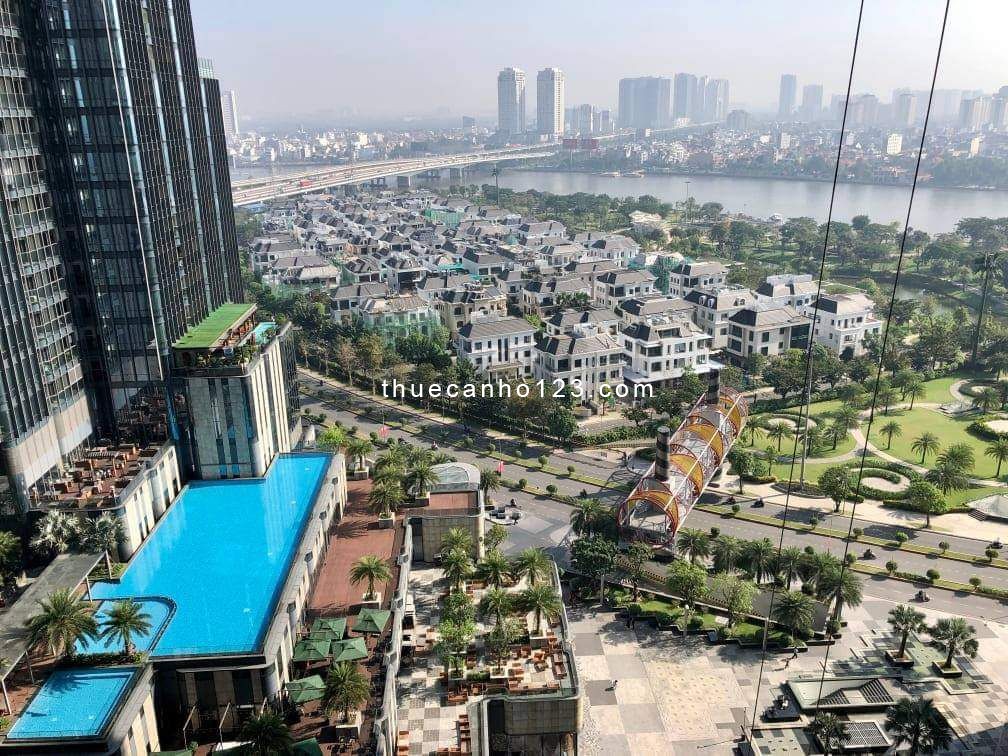 English below - Căn hộ tháp Landmark 81 3PN nội thất cơ bản giá 39.5 tr, tầng cao vew sông xịn xò.