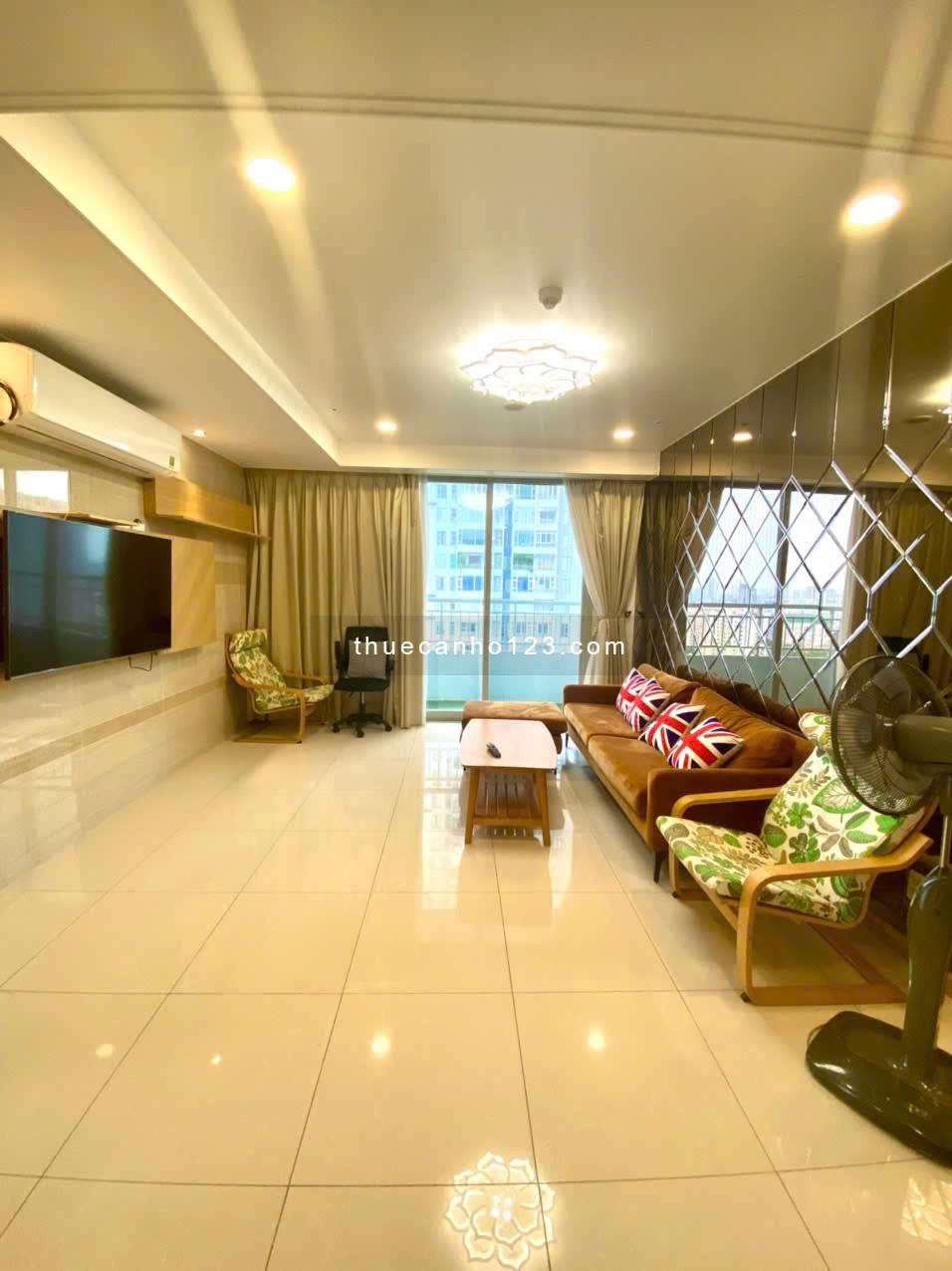 Thuê gấp căn hộ Cantavil Premier 111m², 3PN view thoáng mát nhà đẹp. Sẳn Slot oto, giá 27tr