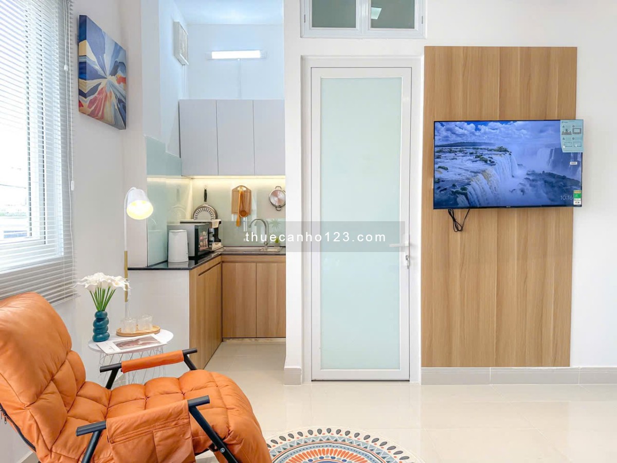 Căn hộ dịch vụ quận 8, studio full nội thất ( cửa sổ thoáng mát)