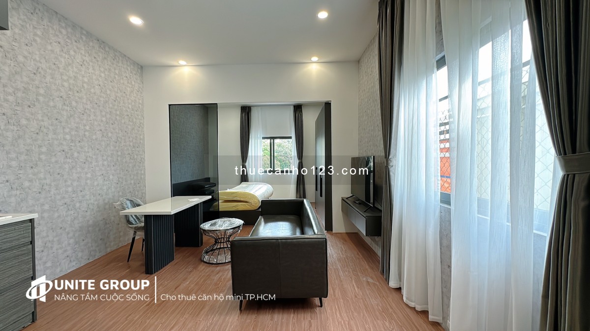 Cho thuê căn hộ 1 phòng ngủ có máy giặt riêng - Thiết kế dạng cao cấp - gần Chợ Bến Thành Quận 1