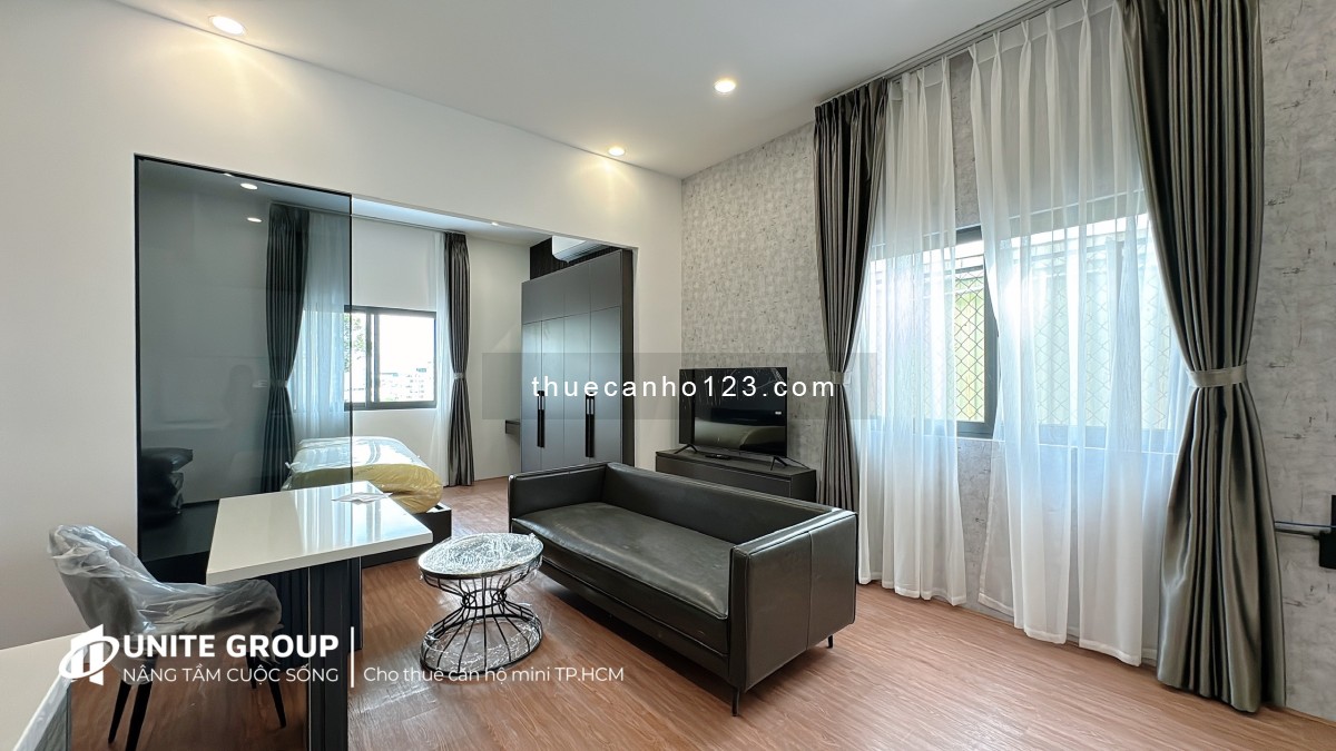 Cho thuê căn hộ 1 phòng ngủ có máy giặt riêng - Thiết kế dạng cao cấp - gần Chợ Bến Thành Quận 1