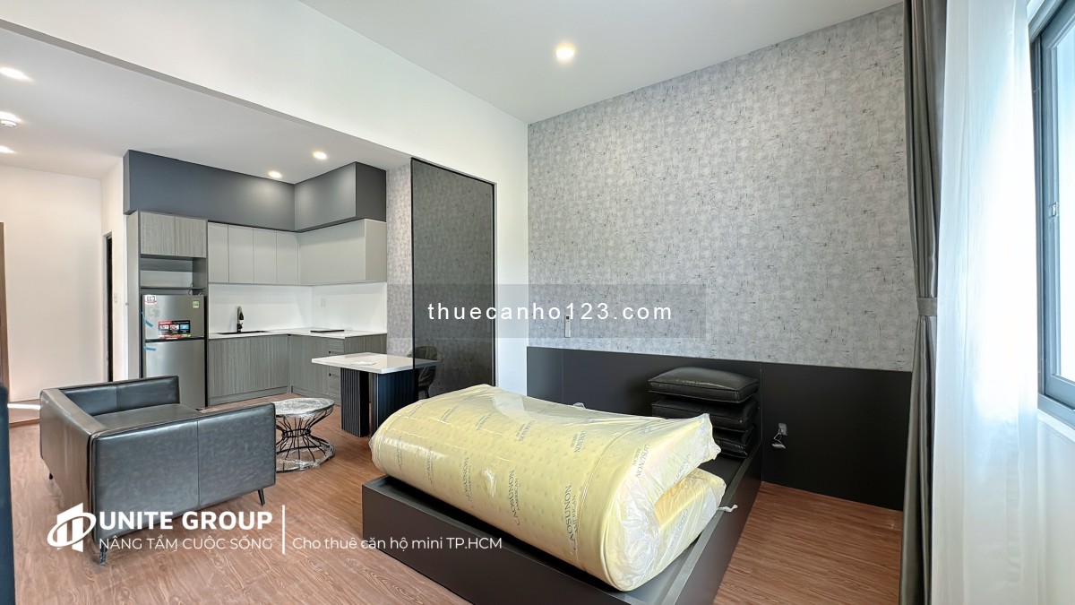 Cho thuê căn hộ 1 phòng ngủ có máy giặt riêng - Thiết kế dạng cao cấp - gần Chợ Bến Thành Quận 1