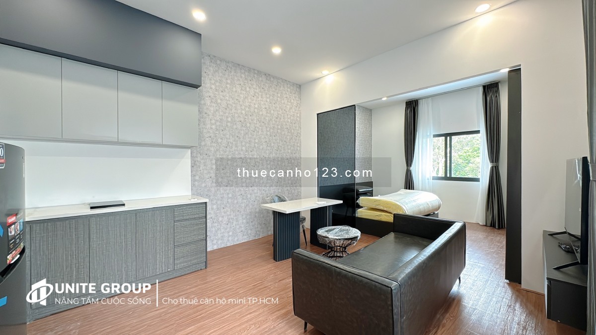 Cho thuê căn hộ 1 phòng ngủ có máy giặt riêng - Thiết kế dạng cao cấp - gần Chợ Bến Thành Quận 1