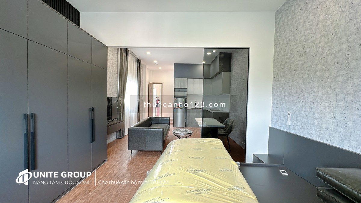 Cho thuê căn hộ 1 phòng ngủ có máy giặt riêng - Thiết kế dạng cao cấp - gần Chợ Bến Thành Quận 1