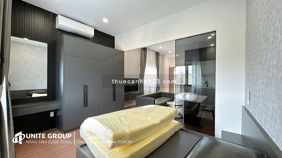 Cho thuê căn hộ 1 phòng ngủ có máy giặt riêng - Thiết kế dạng cao cấp - gần Chợ Bến Thành Quận 1
