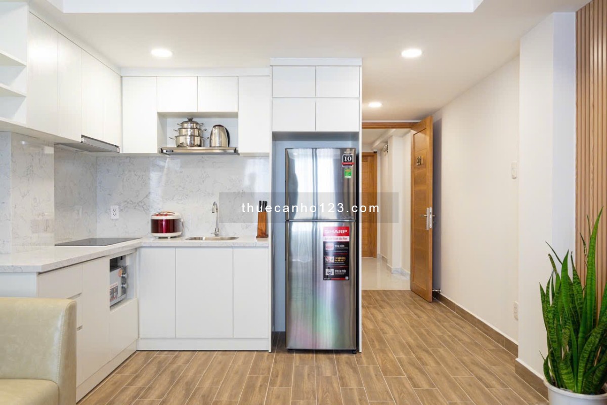 Cho thuê căn hộ 45m2 1PN Full NT ngay chợ Bến Thành, trung tâm khu vực Quận 1, thang máy tiện nghi