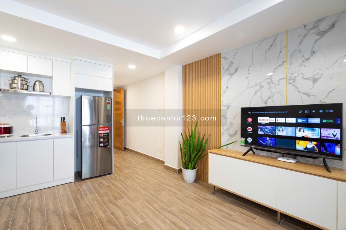 Cho thuê căn hộ 45m2 1PN Full NT ngay chợ Bến Thành, trung tâm khu vực Quận 1, thang máy tiện nghi