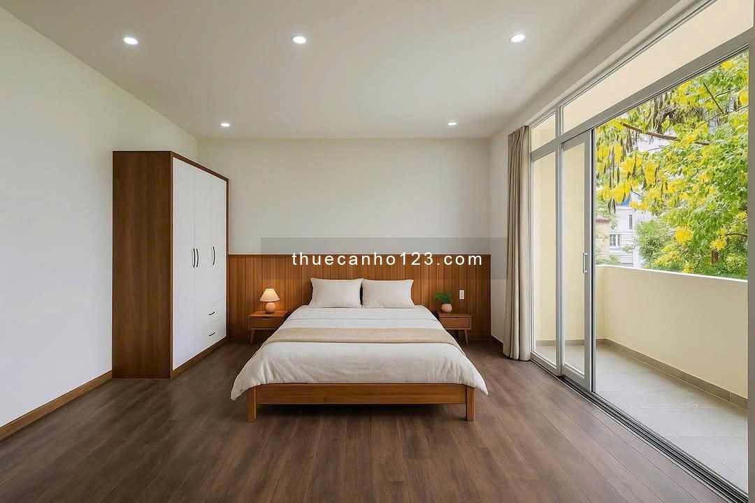 Cho thuê căn hộ 1 phòng ngủ, 2 ban công, KDC Nam Long Quận 7, gần cầu Tân Thuận, BigC, Bệnh viện Q7