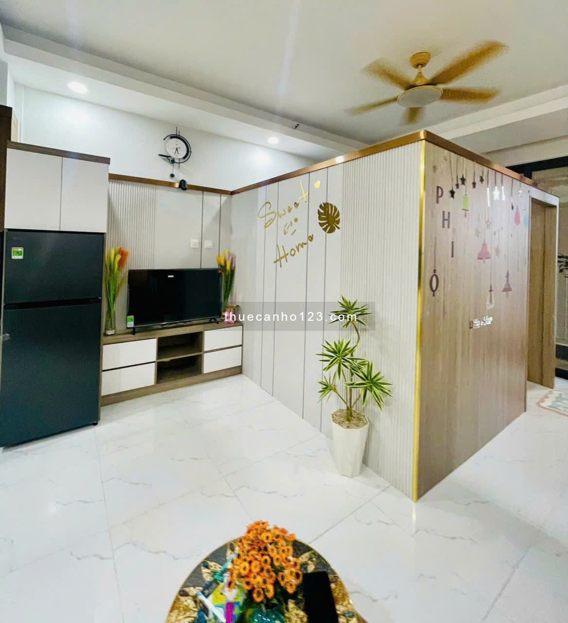 Căn hộ nhỏ xinh cho thuê 3.7tr tại chung cư mới Opal gần AEON