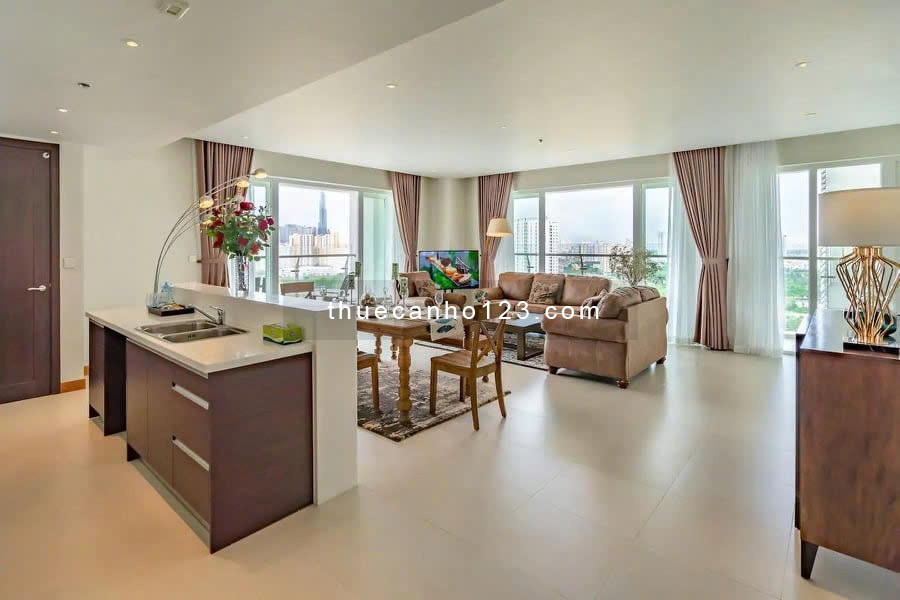 Cho thuê căn hộ 3PN DIỆN TÍCH LỚN - 250 m2 - cao cấp - Đảo Kim Cương. LH: 0909550614