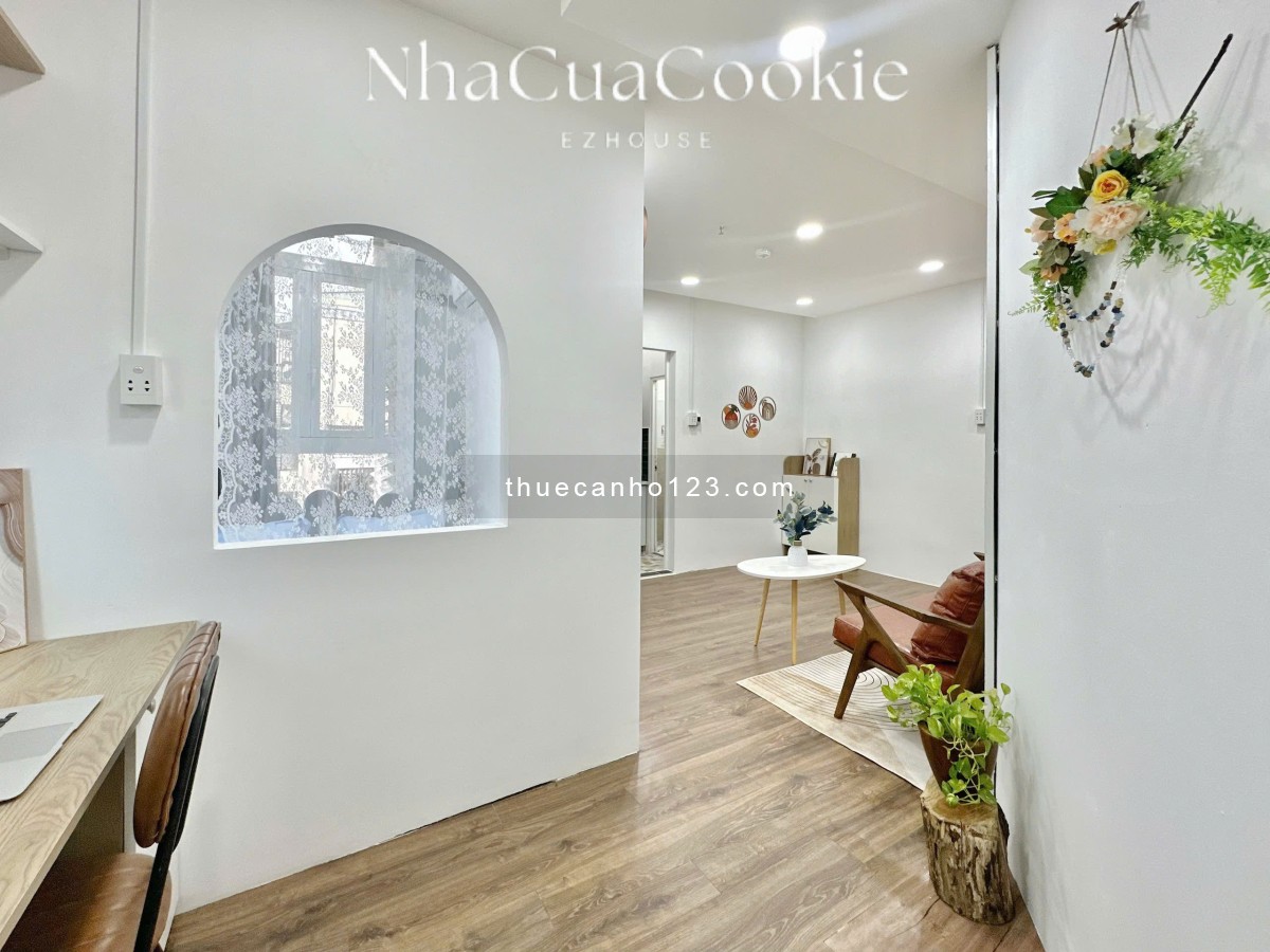 Căn hộ 1 phòng ngủ – Full nội thất mới – Cửa sổ thoáng góc – Dọn vào ở ngay