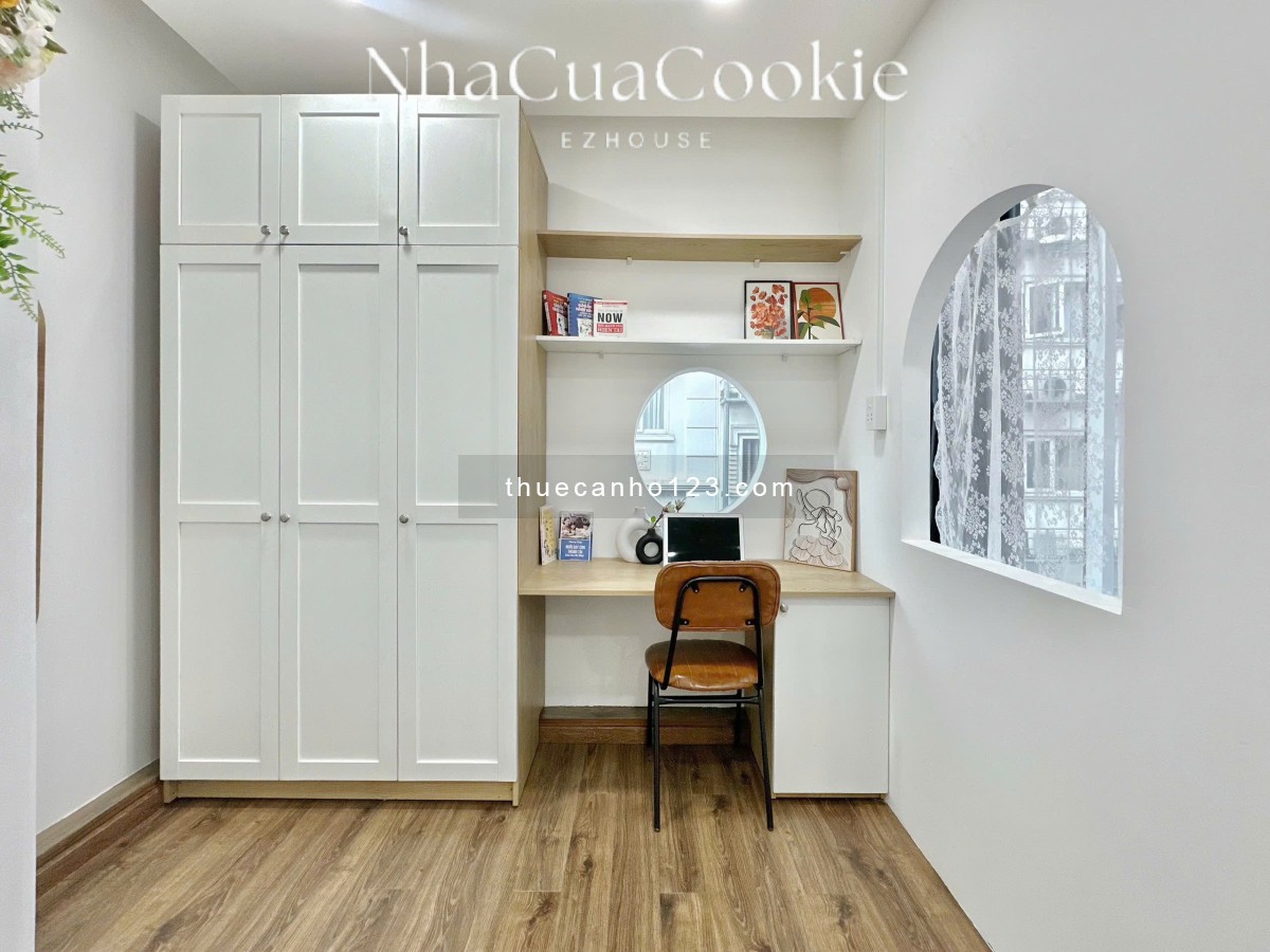 Căn hộ 1 phòng ngủ – Full nội thất mới – Cửa sổ thoáng góc – Dọn vào ở ngay