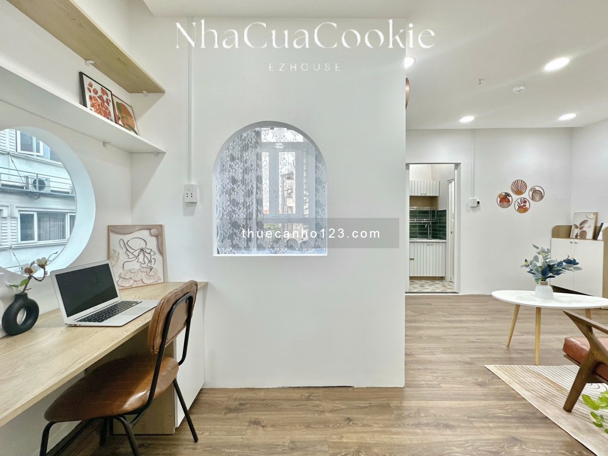 Căn hộ 1 phòng ngủ – Full nội thất mới – Cửa sổ thoáng góc – Dọn vào ở ngay