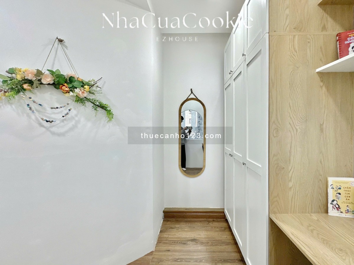 Căn hộ 1 phòng ngủ – Full nội thất mới – Cửa sổ thoáng góc – Dọn vào ở ngay