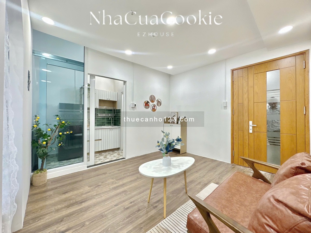 Căn hộ 1 phòng ngủ – Full nội thất mới – Cửa sổ thoáng góc – Dọn vào ở ngay