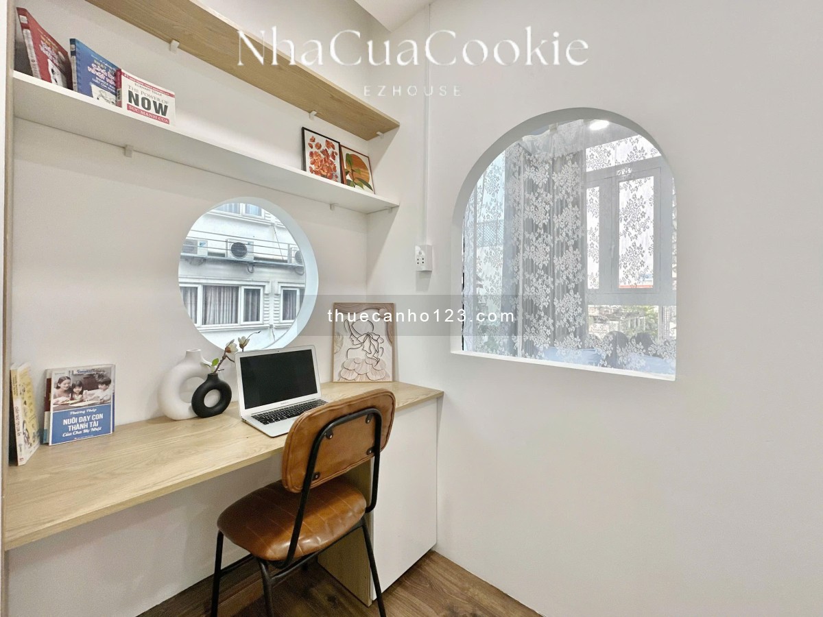 Căn hộ 1 phòng ngủ – Full nội thất mới – Cửa sổ thoáng góc – Dọn vào ở ngay