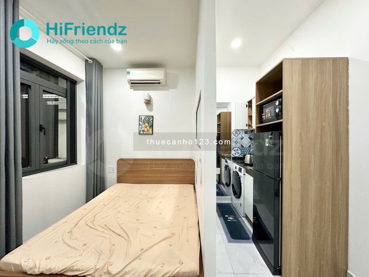 Cho thuê căn hộ studio trống sẵn siêu xinh