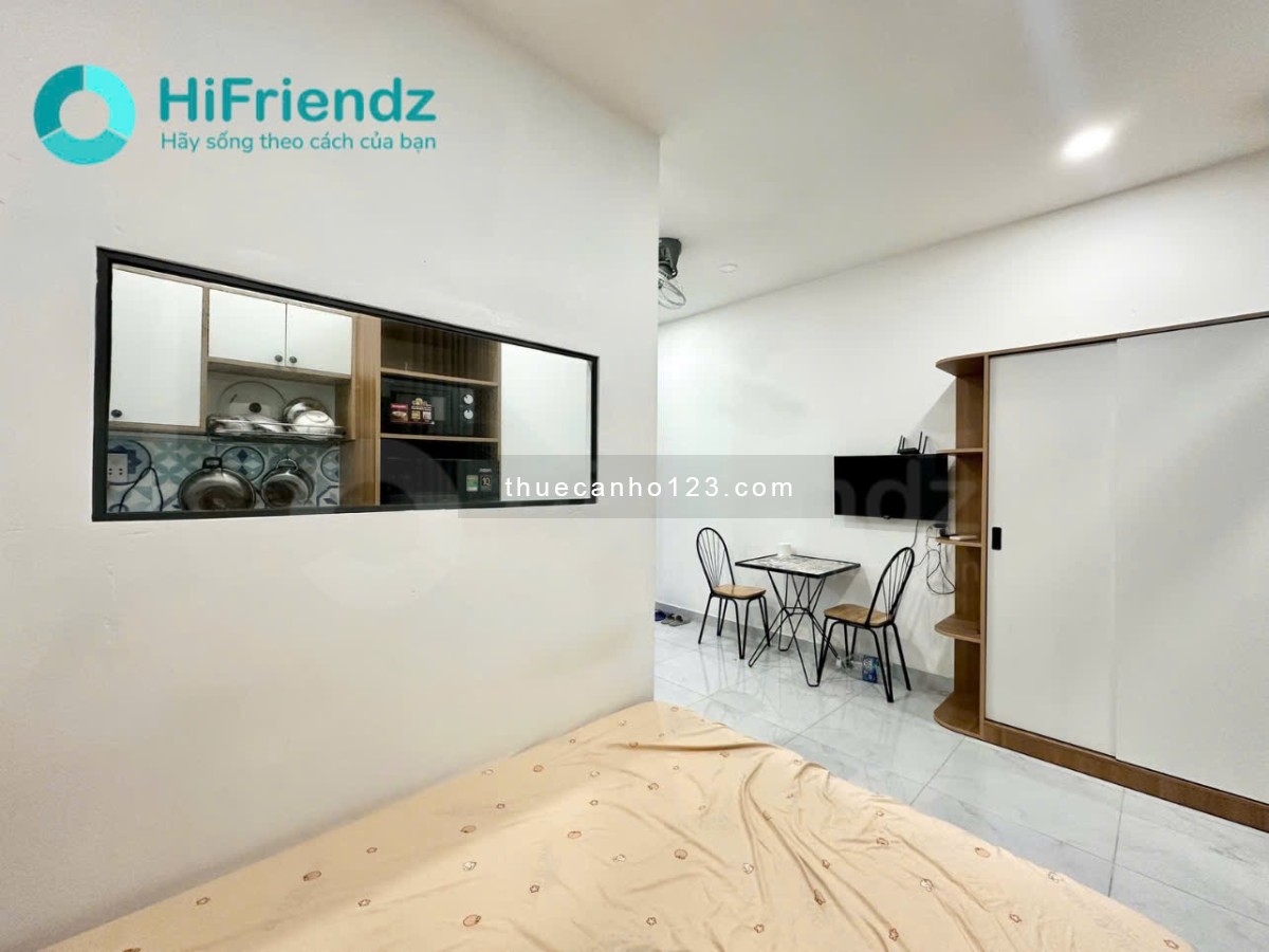 Cho thuê căn hộ studio trống sẵn siêu xinh
