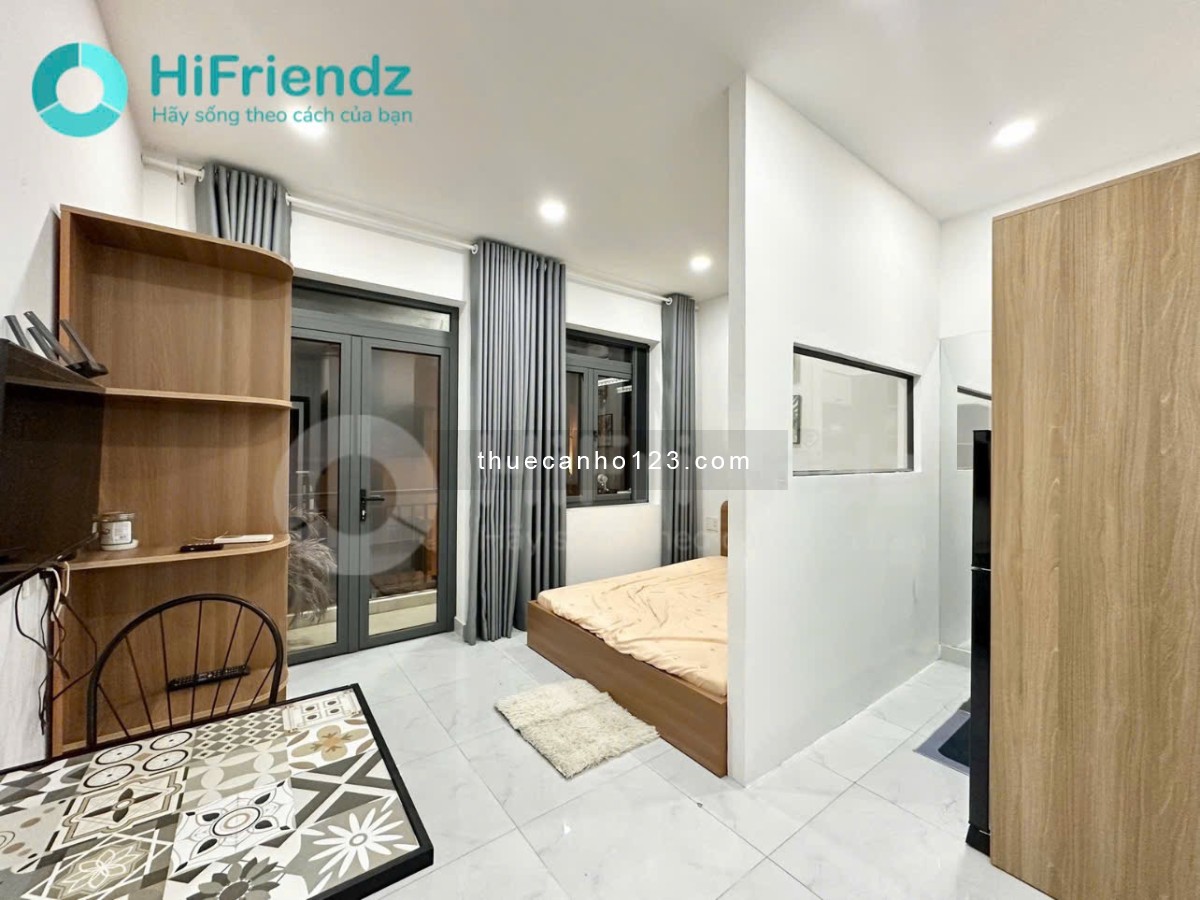 Cho thuê căn hộ studio trống sẵn siêu xinh