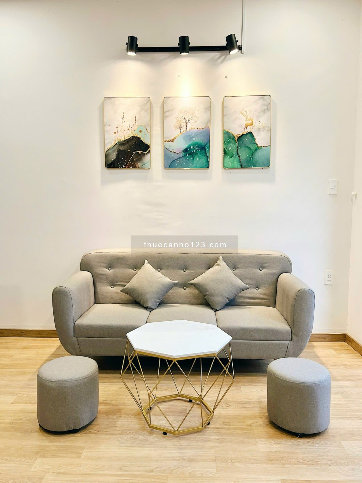 Cho thuê căn hộ penthouse 1 trệt 1 lầu 70m², ban công sân thượng, ngay Etown, quận Tân Bình