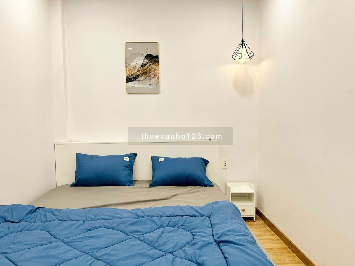 Cho thuê căn hộ penthouse 1 trệt 1 lầu 70m², ban công sân thượng, ngay Etown, quận Tân Bình