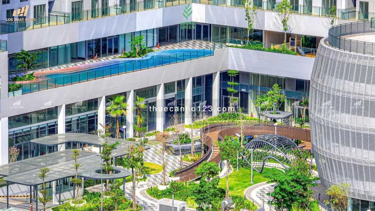 Cho Thuê - 1PN 51m2 - Urban Green - 9tr tháng - NTCB - Full NT - Siêu Đẹp - 0904609771