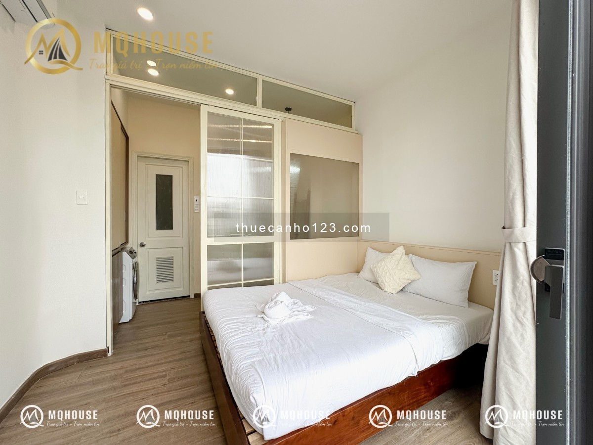 Khai trương căn hộ 1PN Balcon thoáng, máy giặt riêng – Công viên Lê Thị Riêng, CMT8 Q3
