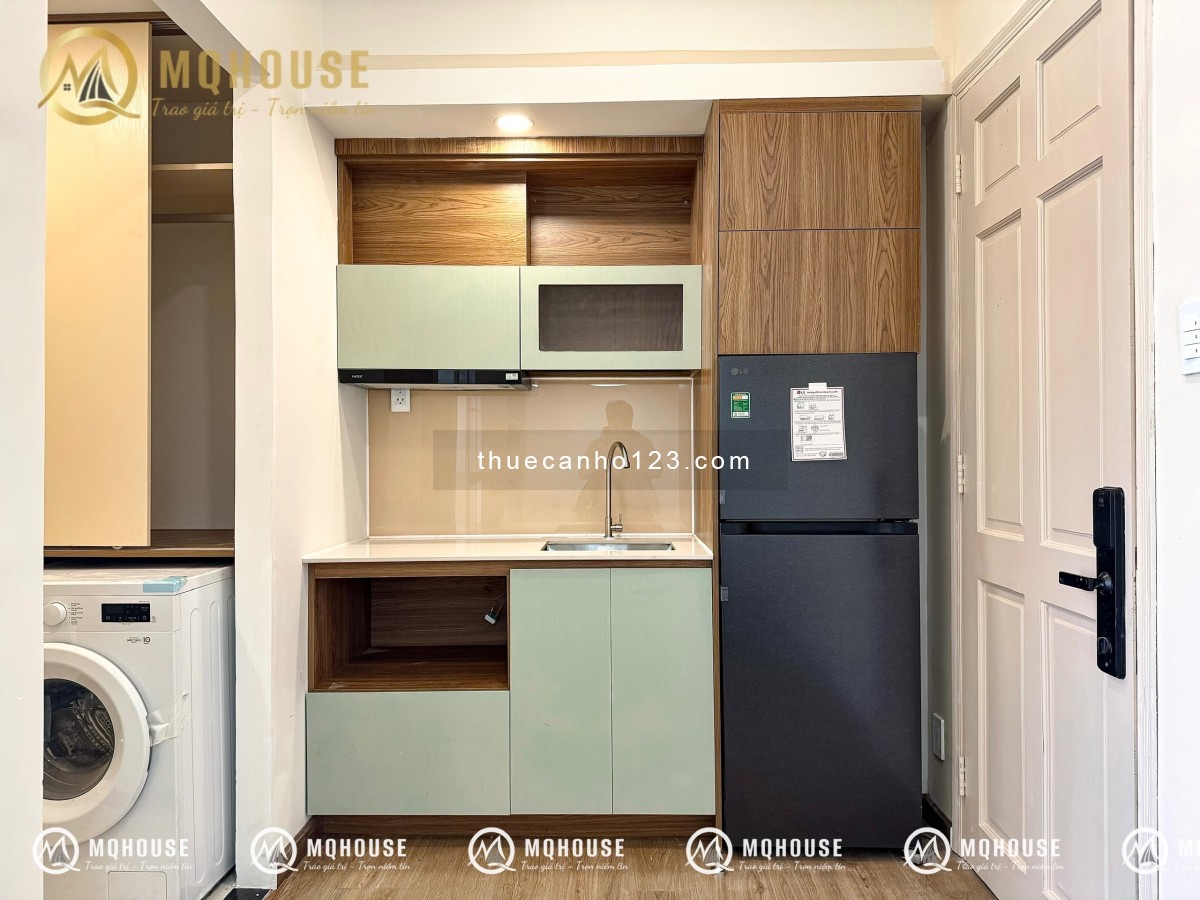 Khai trương căn hộ 1PN Balcon thoáng, máy giặt riêng – Công viên Lê Thị Riêng, CMT8 Q3
