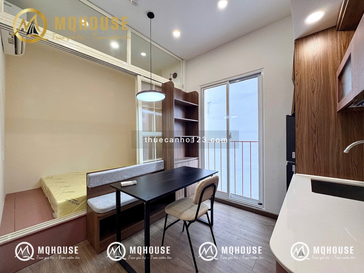 Khai trương căn hộ 1PN Balcon thoáng, máy giặt riêng – Công viên Lê Thị Riêng, CMT8 Q3