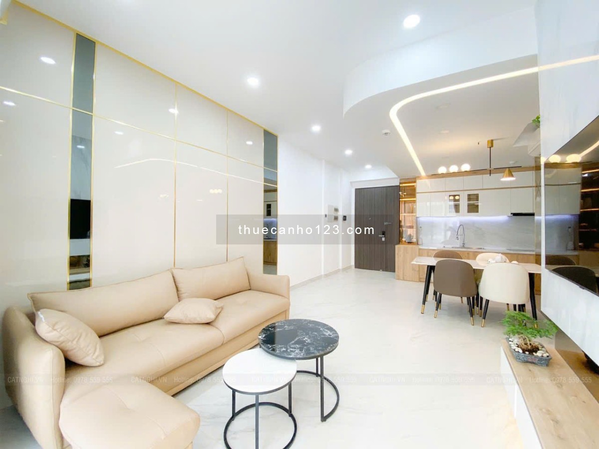 Cho thuê CC New Saigon Hoàng Anh 3, 9 triệu VND, 99m2, 2PN, 2WC, view đẹp LH: 0914574528(Em Thao)