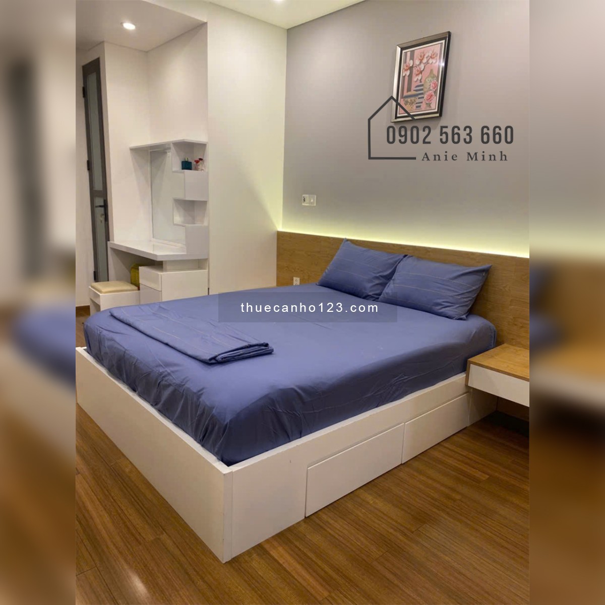 Pearl Plaza - Cho thuê căn hộ 2PN - 101m2, đủ nội thất