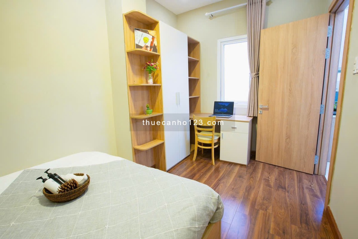 Cho thuê căn hộ 1PN tại toà nhà Căn hộ dịch vụ Đặng Dung, thang máy, hầm xe, BV, an toàn tại Quận 1