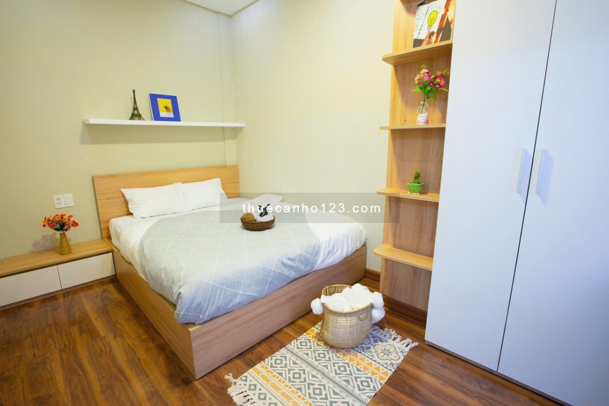 Cho thuê căn hộ 1PN tại toà nhà Căn hộ dịch vụ Đặng Dung, thang máy, hầm xe, BV, an toàn tại Quận 1