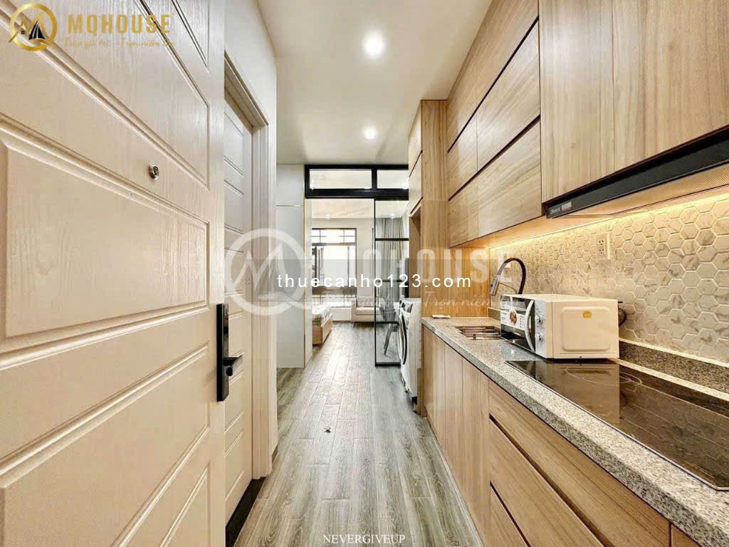 Căn hộ 1PN cửa sổ thoáng, nội thất cực sang – Cầu Thị Nghè - Nguyễn Cửu Vân, Bình Thạnh.