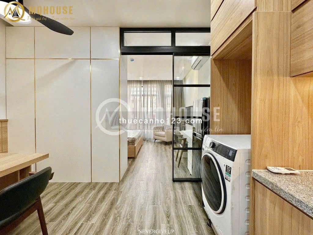 Căn hộ 1PN cửa sổ thoáng, nội thất cực sang – Cầu Thị Nghè - Nguyễn Cửu Vân, Bình Thạnh.
