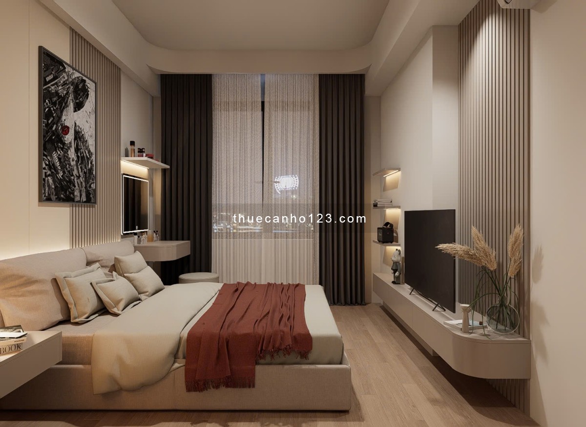CĂN HỘ 2PN 2WC THIẾT KẾ SANG TRỌNG - NỘI THẤT CAO CẤP, VIEW THOÁNG MÁT TẠI MASTERI THẢO ĐIỀN Q2
