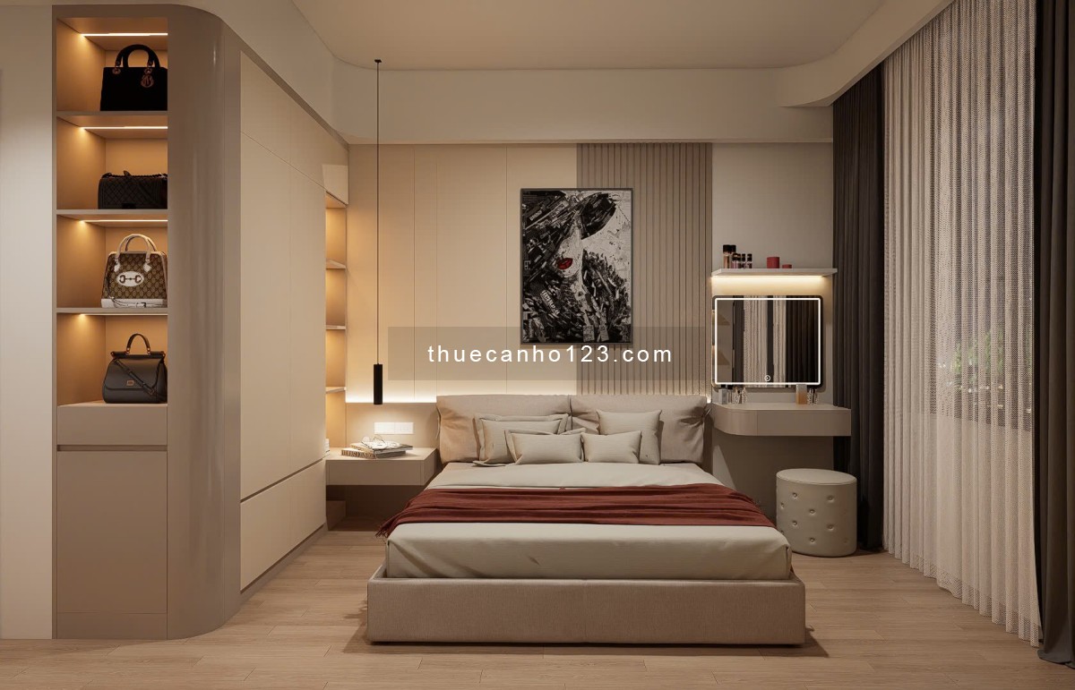 CĂN HỘ 2PN 2WC THIẾT KẾ SANG TRỌNG - NỘI THẤT CAO CẤP, VIEW THOÁNG MÁT TẠI MASTERI THẢO ĐIỀN Q2