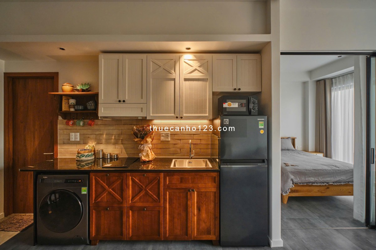 Vibe Bắc Âu dạng 1 phòng ngủ bancol - Nhà mới 100%, nội thất cao cấp - Nguyễn Văn Trỗi, Phú Nhuận