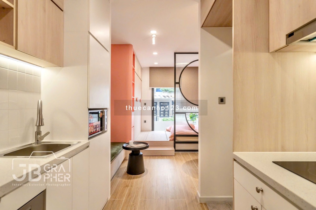 [VIBE HÀN] Căn hộ tách bếp mới keng - Nội thất setup chỉn chu, thang máy - Khu Phan Xích Long