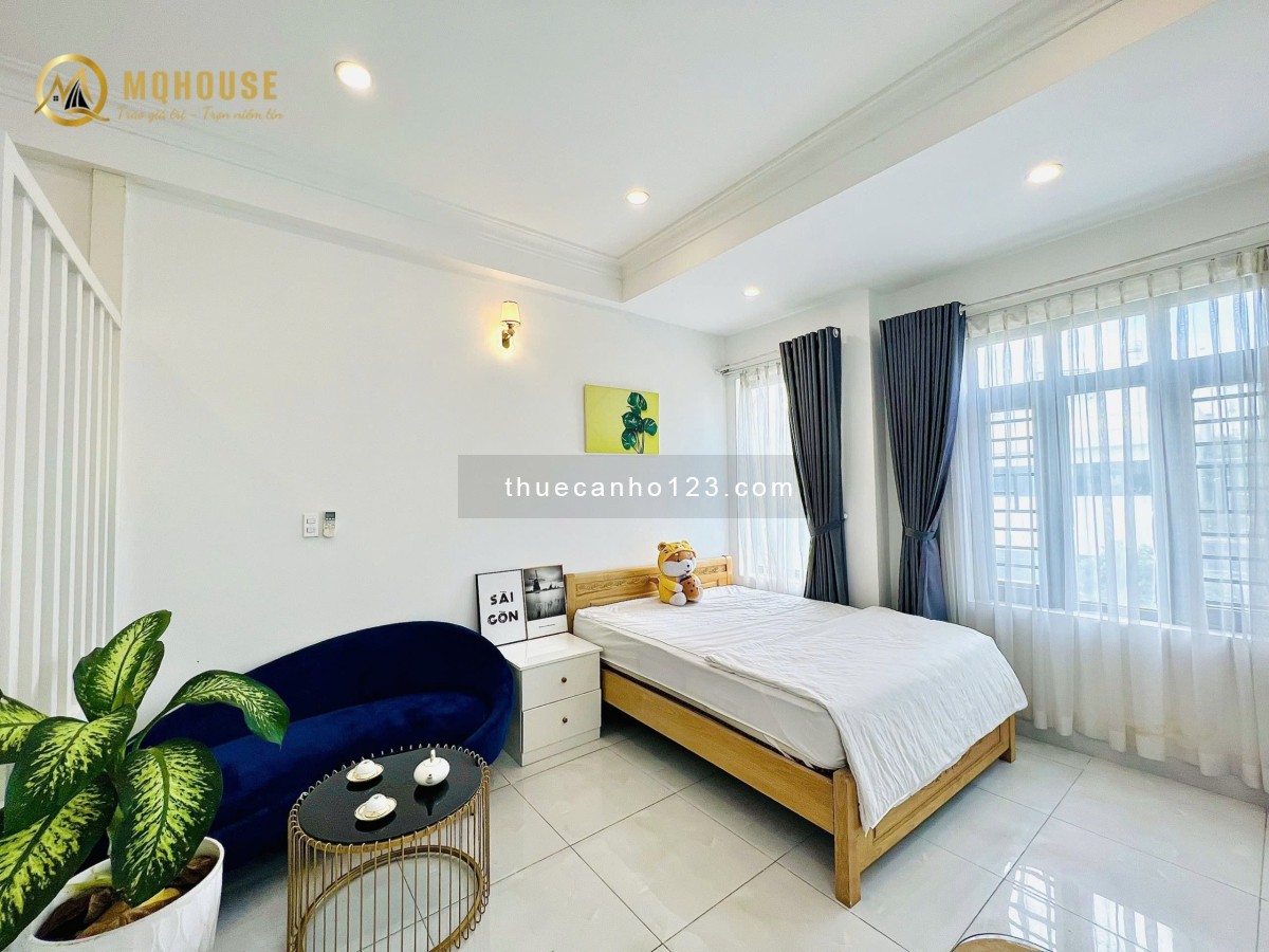 Trống chiếc studio 35m2 - Thang máy, full tiện nghi, thoáng mát - Gần Ngã Tư Phú Nhuận