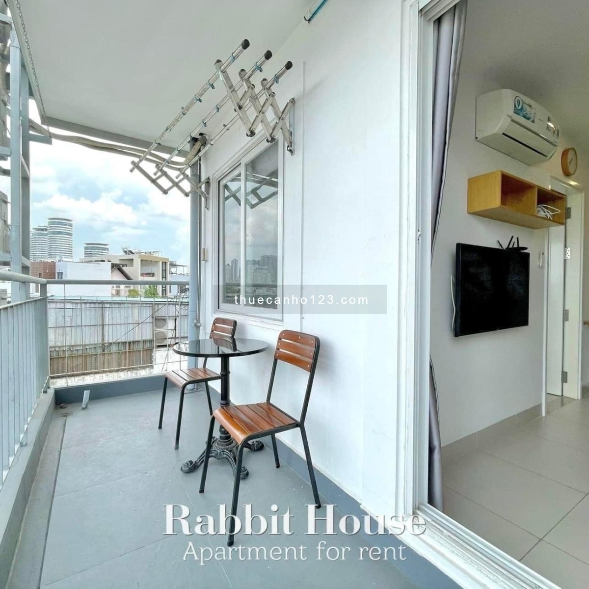 Căn hộ 1PN bancol 40m2 - Full NT, thang máy, rooftop cực chill, bãi ô tô - Ngay Điện Biên Phủ