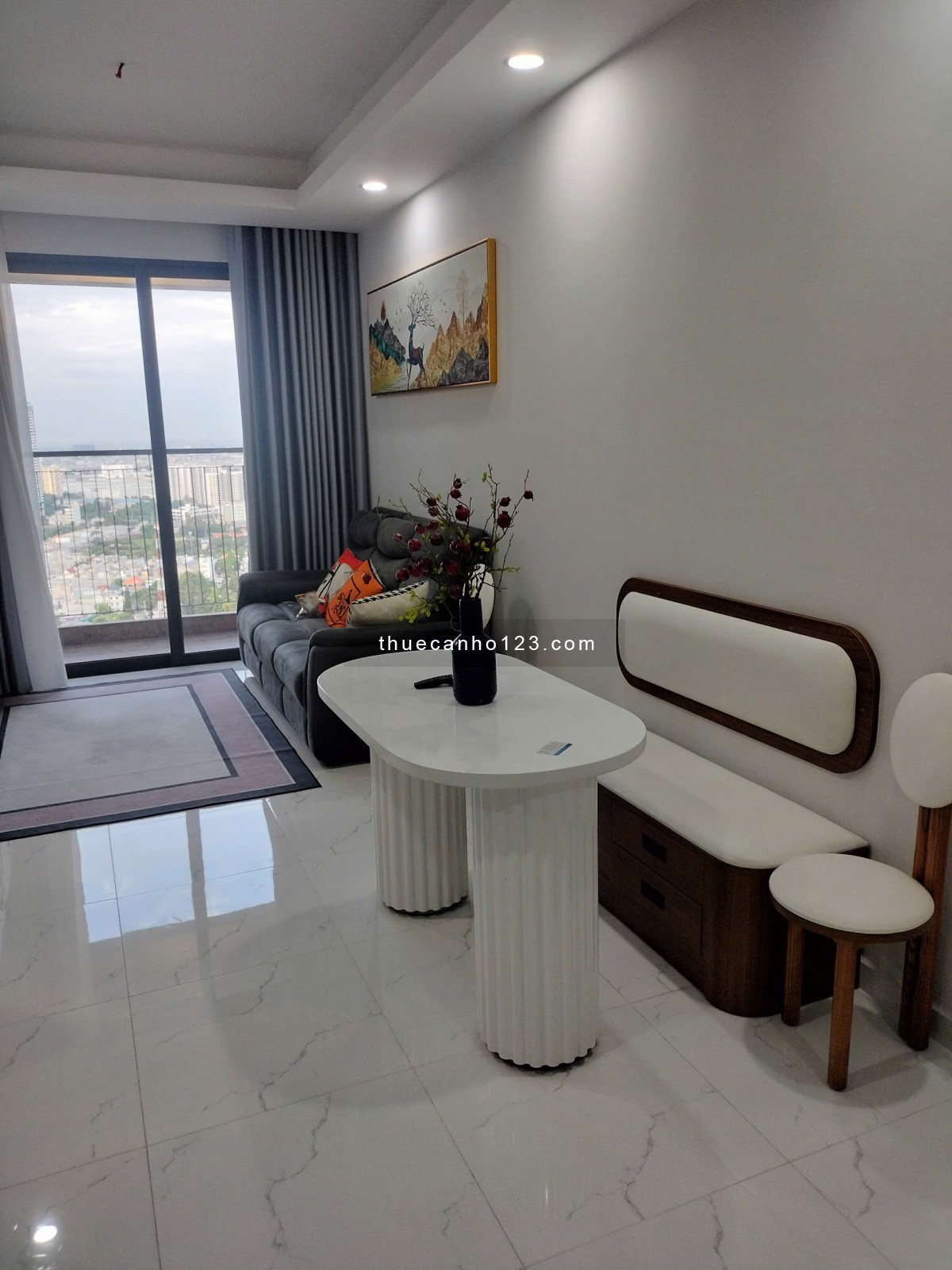 Căn hộ 2 phòng ngủ full nội thất cho thuê chỉ 7tr tại chung cư mới gần VSIP1