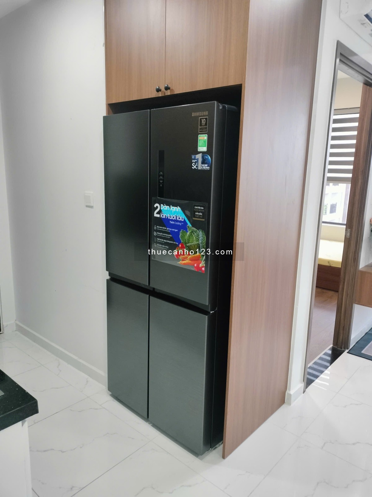 Căn hộ 2 phòng ngủ full nội thất cho thuê chỉ 7tr tại chung cư mới gần VSIP1