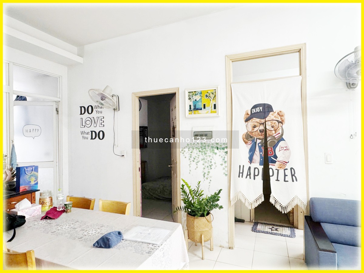 Cho thuê gấp căn hộ Thuận Việt Q.11 DT 65m2,2PN, 1WC nội thất CB 11tr/th 0902855182