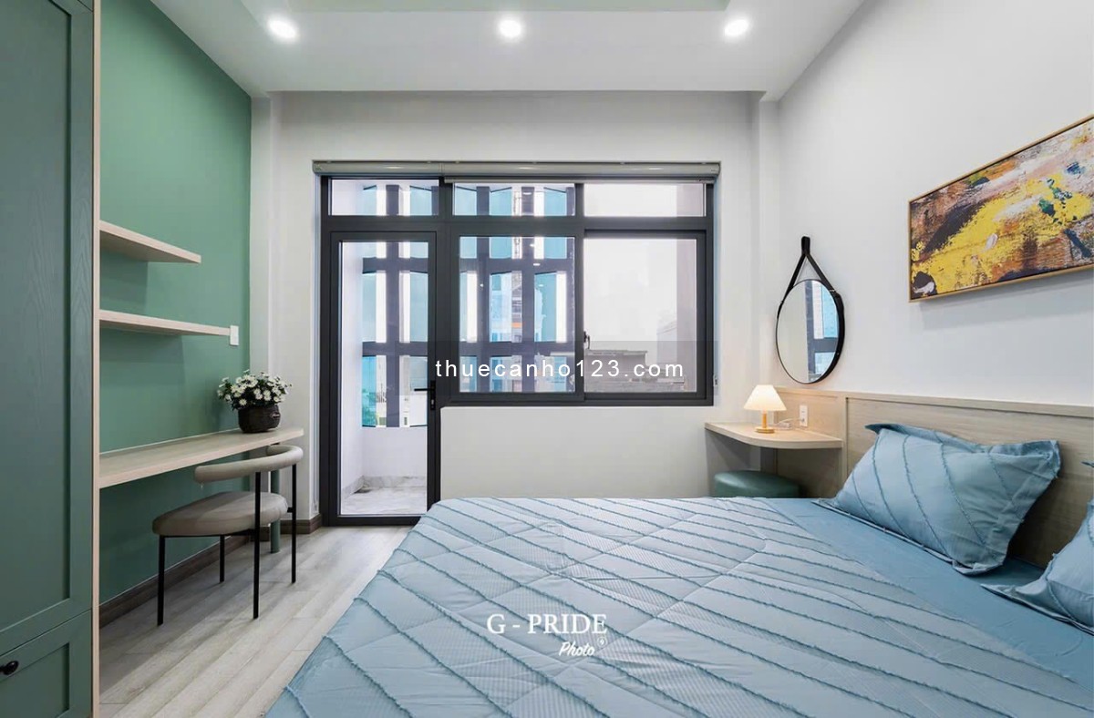 1PN Phan Đình Phùng Hầm Xe Thang Máy Dọn Phòng hàng tuần, gần cầu Kiệu ngã tư Phú Nhuận giáp Quận 3